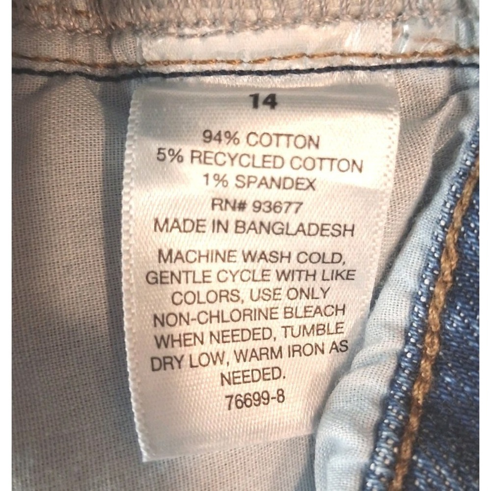 A.N.A. High Rise Wide Leg Jeans Womens Size 14 Barrel - Picture 8 of 10